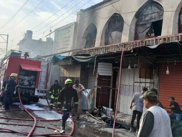 بغداد تحقق بحريق اقدم أسواق كركوك: أصابع الاتهام تتجه لتنظيمات متطرفة