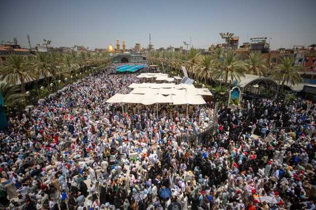 خارطة الازدحامات: كربلاء تكتظ بالوافدين الان.. والزخم ينتقل لمقبرة النجف غداً