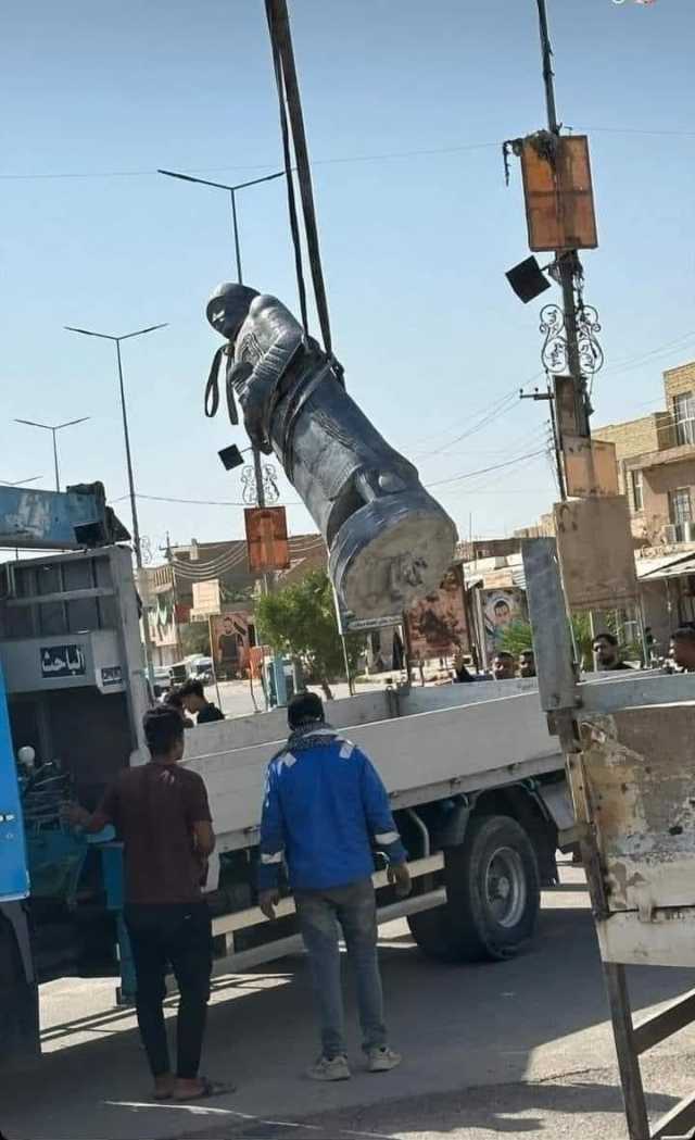 لأنه صنم.. رفع تمثال الملك السومري كوديا الى مكان مجهول في ذي قار