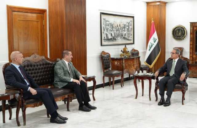 زيدان يبحث مع النائب مضر الكروي القضايا القانونية التي تخص اعمار محافظة ديالى