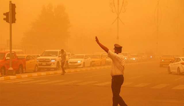 مرور الانبار تصدر إرشادات للسائقين لتلافي خطورة موجة الغبار