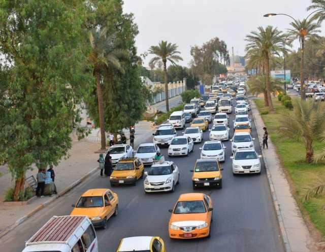 خرائط طرق بغداد حمراء.. زحام خانق يحدث شللا مروريا بأغلب مناطق العاصمة