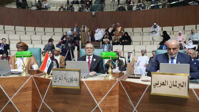 رئيس مجلس النواب يدعو لإصدار قوانين تدعم فلسطين وتمنع تهجير اهل غزة