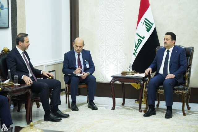 رئيس الوزراء يؤكد تطلع العراق إلى المزيد من التعاون التركي في ملف المياه