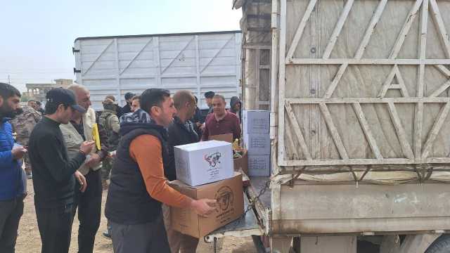 توزيع 2000 حصة من المساعدات الإغاثية في سنجار