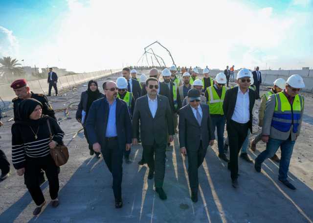 السوداني: افتتاح مشروع مجسّر تقاطع قرطبة في بغداد نيسان المقبل