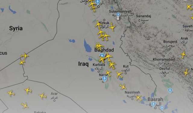 خلال ثلاثة أيام.. العراق يؤشر زيادة بعدد الطائرات الهابطة والعابرة للأجواء