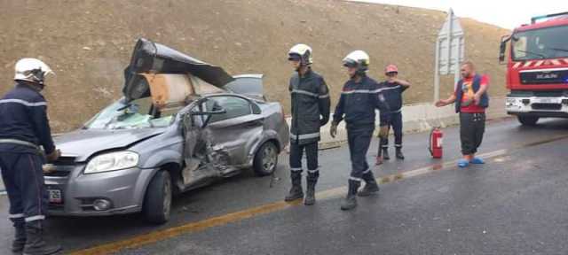 المدية: وفاة و7 جرحى في حادثي مرور