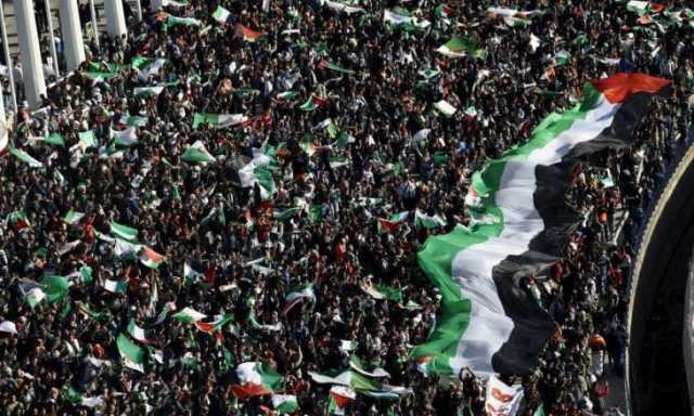 مسيرة وطنية لنصرة فلسطين