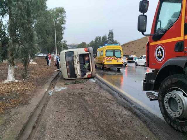 بومرداس: إصابة تسعة عمال في انحراف حافلة ببودواو