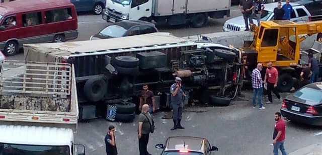 آخر المعلومات عن توتر الكحالة.. إطلاق نار وفيديوهات ترصد ما جرى بسبب شاحنة