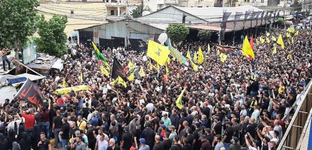 بالفيديو والصور.. حزب الله يشيّع أحمد قصاص في الغبيري