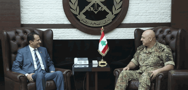 سفير قطر زار قائد الجيش.. وتأكيد استمرار الدعم القطري للبنان والجيش
