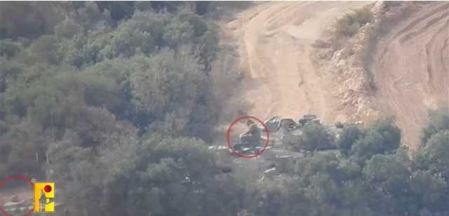 فيديو جديد لحزب الله.. هكذا تم استهداف تجمّع مدرّعات للجيش الإسرائيلي في موقع حانيتا