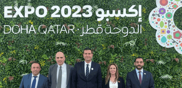 أمير قطر افتتح إكسبو قطر 2023 بحضور الحاج حسن