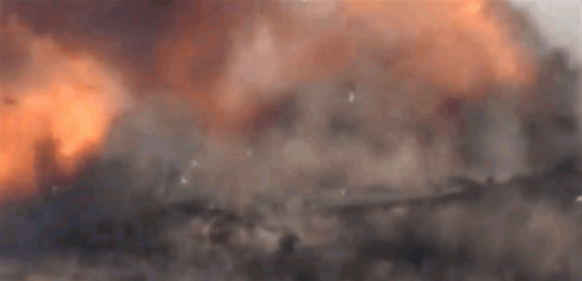 فيديو لإنفجار كبير.. هكذا قصفَ حزب الله تجمعاً لجنود إسرائيليين!