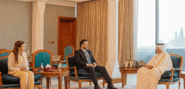 سلام التقى في الدوحة وزير المال القطري
