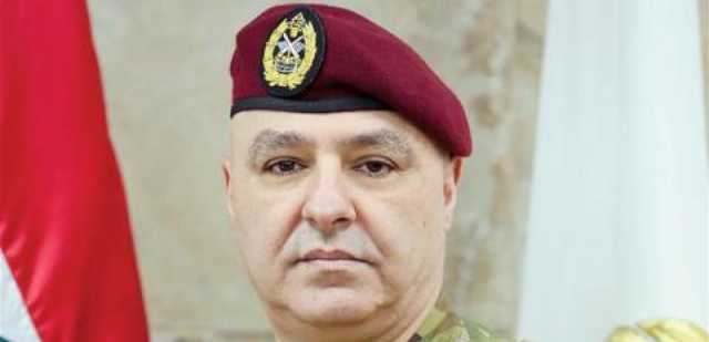 عون يبحث مع نائب رئيس أركان الدفاع في الجيش البريطاني التطورات الجنوبية