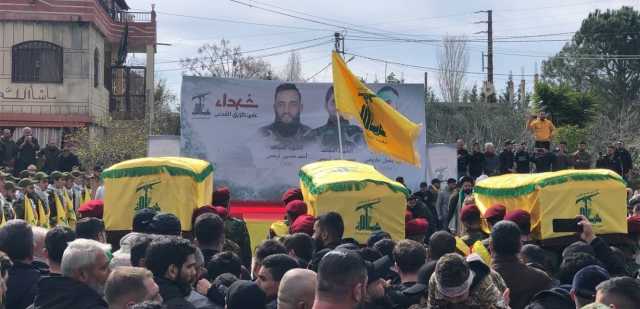حزب الله شيّع 3 شهداء في طلوسة