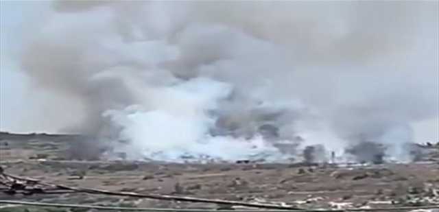 حريقٌ كبير... لأوّل مرّة مستوطنة إسرائيليّة تُستهدف من لبنان (فيديو)