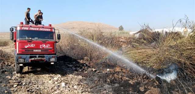 الدفاع المدني: السيطرة على النيران المندلعة في محاذاة مرفأ طرابلس