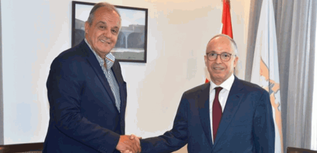 بوشكيان عرض مع بلباقي العلاقات بين لبنان والجزائر