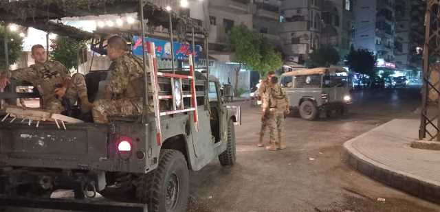 دوريات وحواجز للجيش في طرابلس