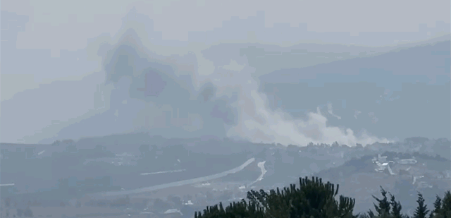 بالفيديو.. قصفٌ عنيف يطال كفركلا في جنوب لبنان