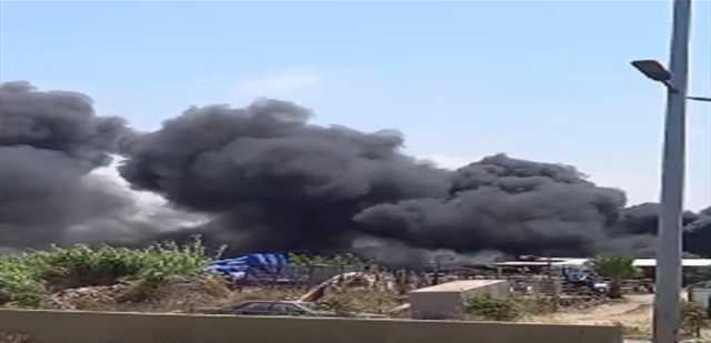 بالفيديو... حريق كبير في طرابلس