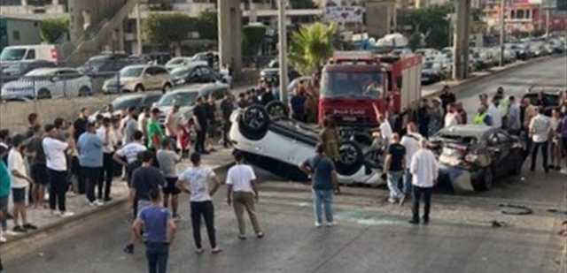 تنبيه للسائقين في بيروت.. حادث مروّع وطريق المدينة الرياضية مُقفلة! (صور)