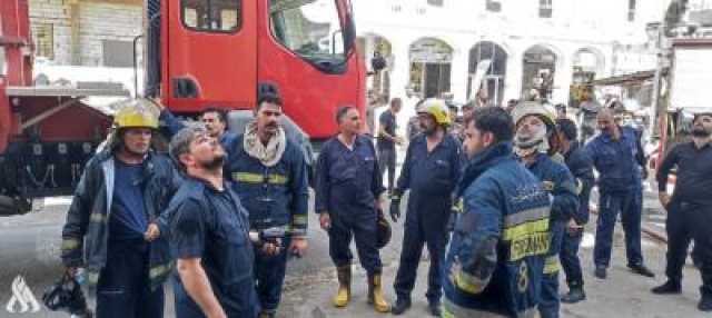 الدفاع المدني العراقي ينقذ 20 زائرا جراء حريق في فندق