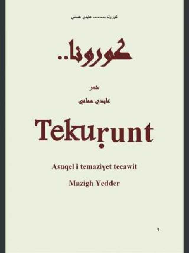 الشاعرالعيدي الهمامي في عمل شعري مترجم عن منصة 'محررون للنشر الإلكتروني' في بغداد :