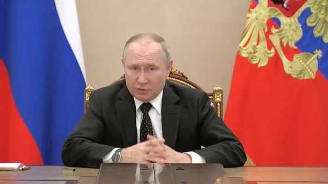 بوتين يجتمع مع أعضاء مجلس الأمن القومى الروسى