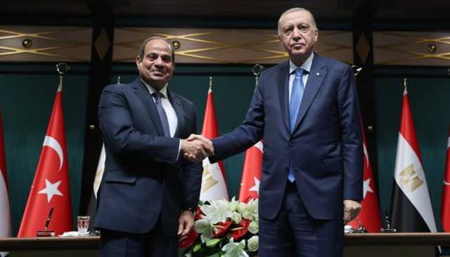 السيسي وأردوغان يؤكدان ضرورة وقف إطلاق النار في غزة