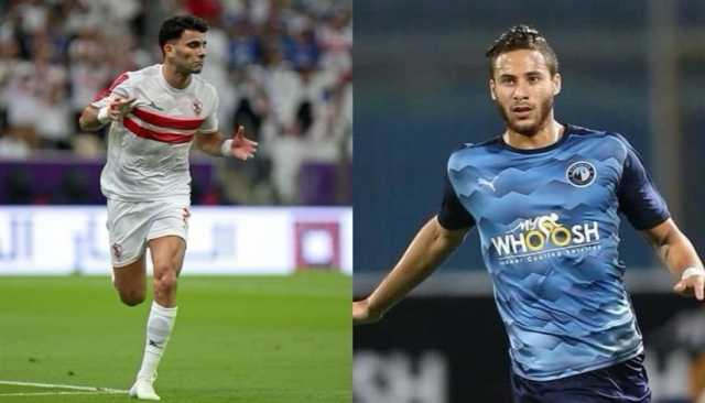 تشكيلتا الزمالك وبيراميدز في السوبر المصري