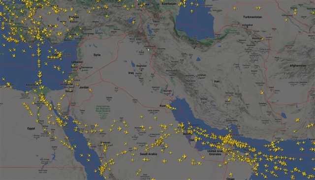 التصعيد الإيراني الإسرائيلي يؤدي إلى اضطرابات في حركة الطيران