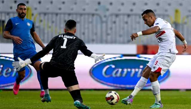 ثنائية الزمالك تؤمن الفوز على سموحة في الدوري المصري