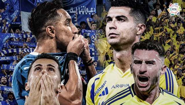 تشكيلتا الهلال والنصر في دوري روشن السعودي