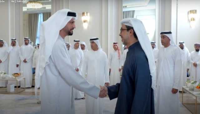 منصور بن زايد يستقبل الرعاة والشركاء الاستراتيجيين لمهرجان الشيخ زايد