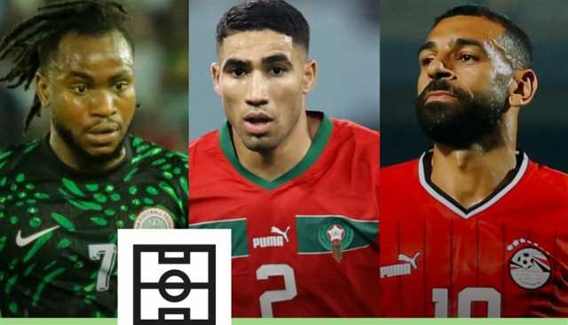 صلاح وحكيمي في التشكيل المثالي لأفريقيا