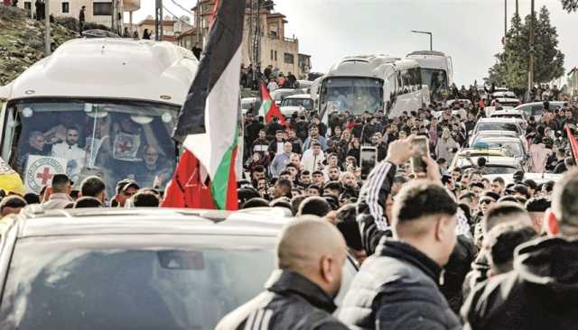 من فتح وحماس..أبرز المحررين الفلسطينيين من السجون الإسرائيلية اليوم