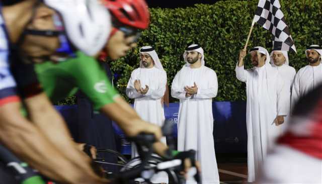 منصور بن محمد يشهد جانباً من منافسات النسخة الثانية عشرة لدورة ند الشبا الرياضية