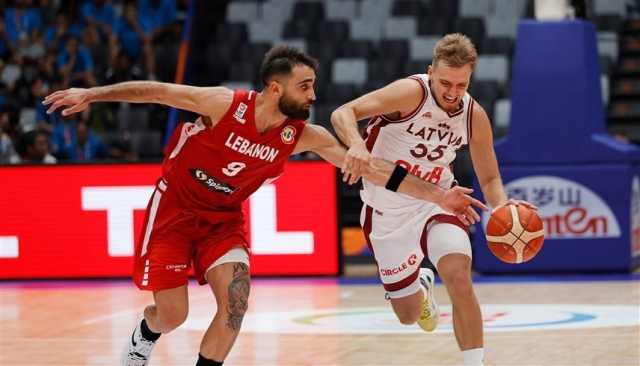 مونديال السلة: لبنان يتعثر أمام لاتفيا