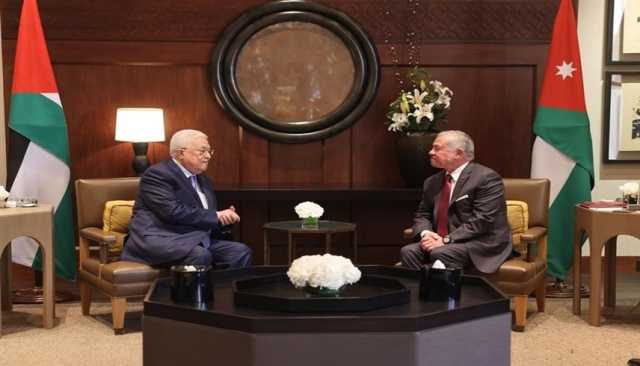 الرئيس الفلسطيني يبحث مع العاهل الأردني مقترحاً أمريكياً لاجتماع جديد مع إسرائيل