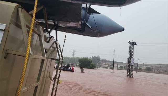 شاهد.. فيضانات عارمة تجتاح ليبيا