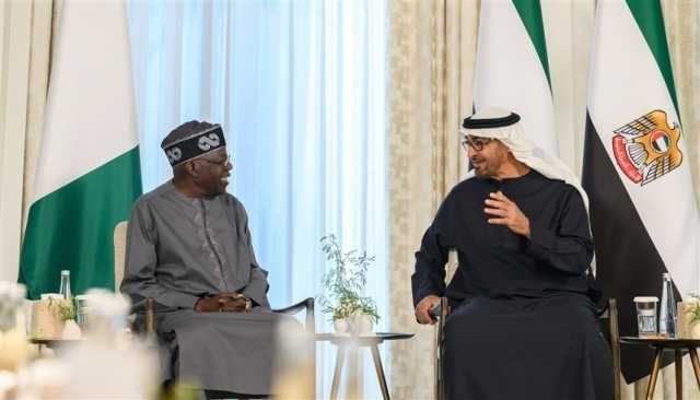 رئيس الدولة والرئيس النيجيري يبحثان تعزيز التعاون بين البلدين
