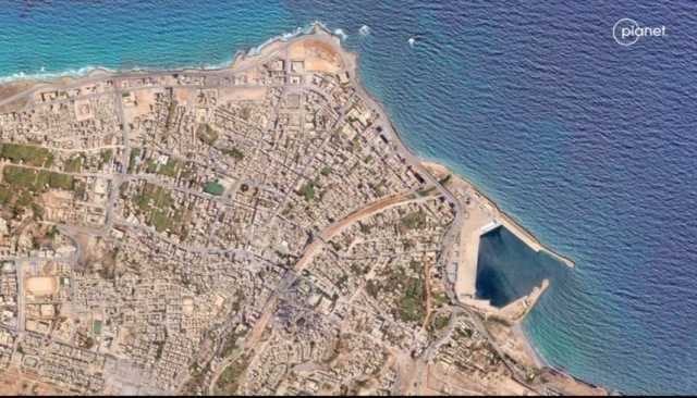 الأقمار الصناعية تظهر حجم الكارثة في درنة الليبية