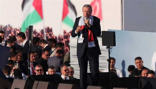 أردوغان في 'خطاب' ناري: إسرائيل 'مجرمة حرب' والغرب مسؤول عن 'جرائم الإبادة' بغزة