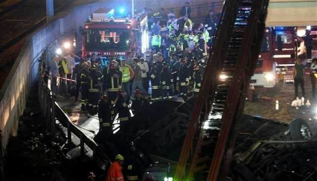 حادث مروّع يودي بحياة 21 شخصاً في إيطاليا