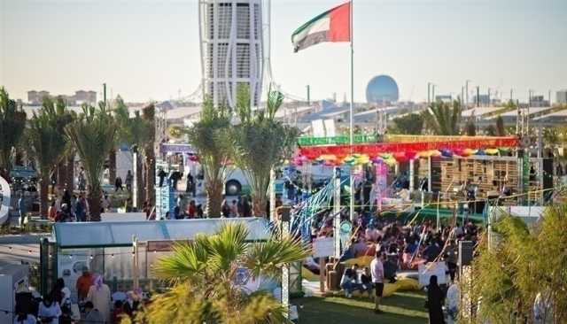 مهرجان الشتاء في مدينة مصدر يحتفل بموسم الأعياد